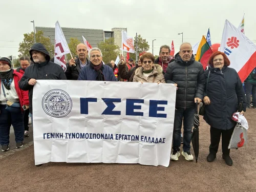 ΓΣΕΕ στο Στρασβούργο: Όχι στην υποβάθμιση της εργασίας στο βωμό της ανταγωνιστικότητας, διορθώστε ή αλλάξτε το 28ο εταιρικό καθεστώς