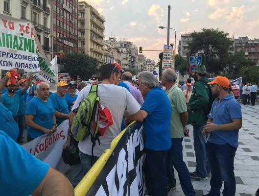 ΔΗΛΩΣΗ ΠΡΟΕΔΡΟΥ ΓΣΕΕ ΣΤΟ ΣΥΛΛΑΛΗΤΗΡΙΟ ΤΗΣ ΘΕΣΣΑΛΟΝΙΚΗΣ