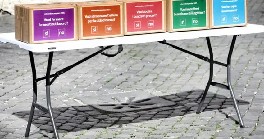 Δημοψήφισμα CGIL Ιταλίας στις 8 και 9 Ιουνίου 2025 για τους Ιταλούς πολίτες σε όλες τις χώρες της Ε.Ε.