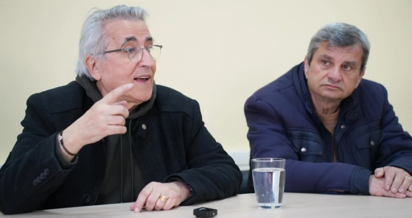 Ο Πρόεδρος της ΓΣΕΕ Γιάννης Παναγόπουλος στη Χίο για το συντονισμό της Γενικής Απεργίας της 9/4